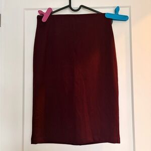 Premise Deep Red Pencil Skirt